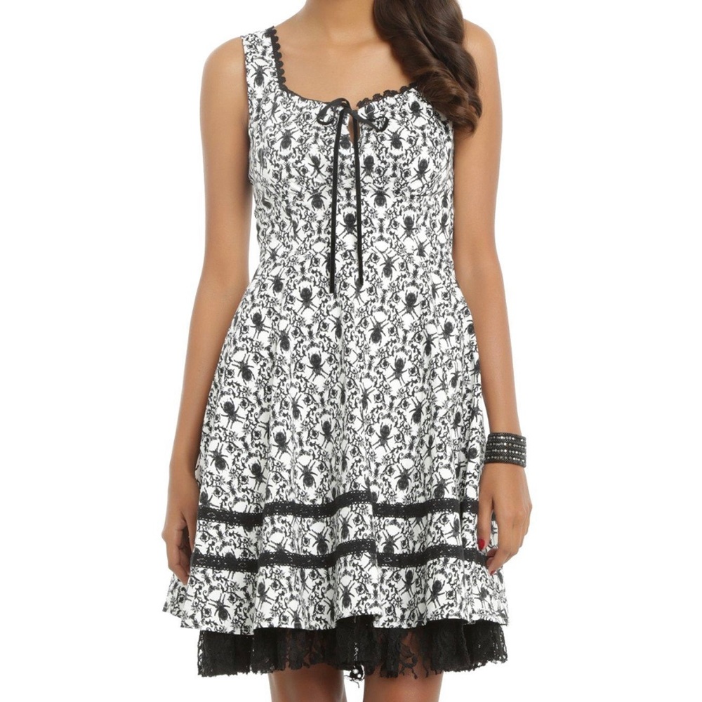 HOT TOPIC Damask Spider Dress
